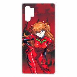 Чехол для Samsung Note 10 Plus Evangelion Asuka - PrintSalon