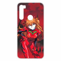 Чехол для Xiaomi Redmi Note 8 Evangelion Asuka - PrintSalon