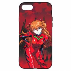 Чехол для iPhone SE 2020 Evangelion Asuka - PrintSalon