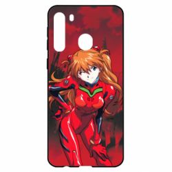 Чехол для Samsung A21 Evangelion Asuka - PrintSalon