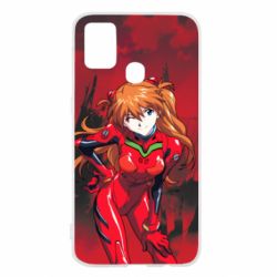 Чехол для Samsung M31 Evangelion Asuka - PrintSalon