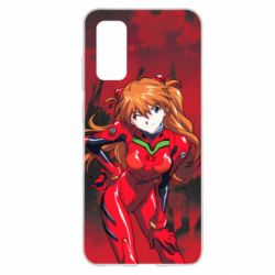 Чехол для Samsung S20 Evangelion Asuka - PrintSalon