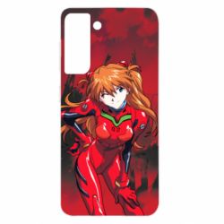 Чехол для Samsung S21 Evangelion Asuka - PrintSalon