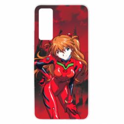 Чехол для Huawei P Smart 2021 Evangelion Asuka - PrintSalon