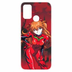 Чехол для Oppo A53/A32/A33 Evangelion Asuka - PrintSalon