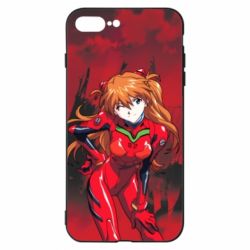 Чехол для iPhone 8 Plus Evangelion Asuka - PrintSalon
