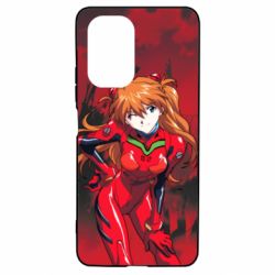 Чехол для Xiaomi Poco F3/K40 Evangelion Asuka - PrintSalon