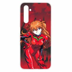 Чехол для Realme 6 Evangelion Asuka - PrintSalon