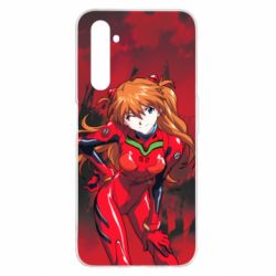 Чехол для Realme 6 Pro Evangelion Asuka - PrintSalon