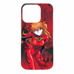 Чехол для iPhone 14 Pro Evangelion Asuka - PrintSalon