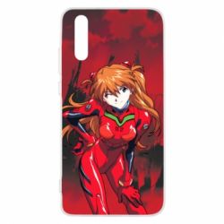 Чехол для Huawei P20 Evangelion Asuka - PrintSalon