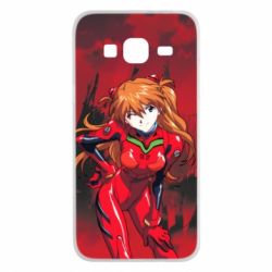 Чехол для Samsung J3 2016 Evangelion Asuka - PrintSalon