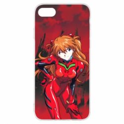 Чехол для iPhone 7 Evangelion Asuka - PrintSalon