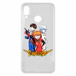 Чохол для Huawei P Smart Plus 2018 Evangelion Heroes - PrintSalon