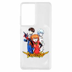 Чохол для Samsung S21 Ultra Evangelion Heroes - PrintSalon