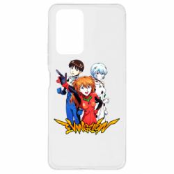 Чохол для Xiaomi Redmi Note 10 Pro Evangelion Heroes - PrintSalon
