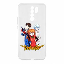 Чохол для Xiaomi Redmi 9 Evangelion Heroes - PrintSalon