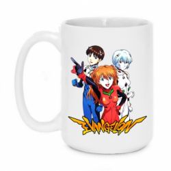 Чашка 420ml Evangelion Heroes - PrintSalon