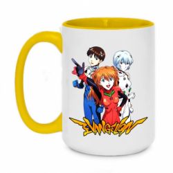 Чашка двокольорова велика Evangelion Heroes - PrintSalon