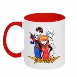 Чашка двокольорова Evangelion Heroes - PrintSalon
