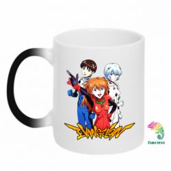 Чашка-хамелеон Evangelion Heroes - PrintSalon