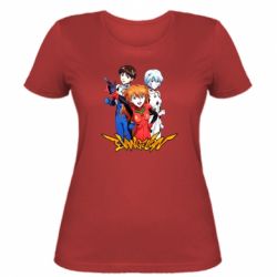 Женская футболка Evangelion Heroes
