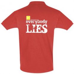 Мужское поло Everybody LIES House - PrintSalon