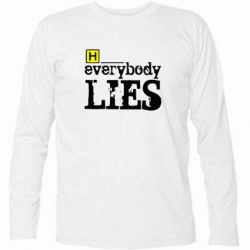 Футболка з довгим рукавом Everybody LIES House - PrintSalon
