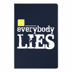 Блокнот з принтом Everybody LIES House - PrintSalon