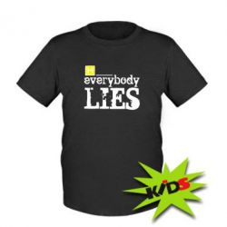 Дитяча футболка Everybody LIES House - PrintSalon