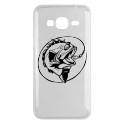 Чехол для Samsung J3 2016 Evil fish - PrintSalon
