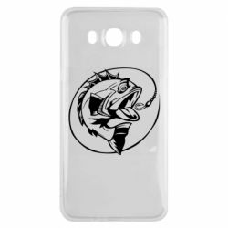 Чехол для Samsung J7 2016 Evil fish - PrintSalon