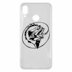 Чехол для Huawei P Smart Plus 2018 Evil fish - PrintSalon