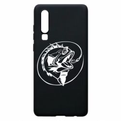 Чехол для Huawei P30 Evil fish - PrintSalon