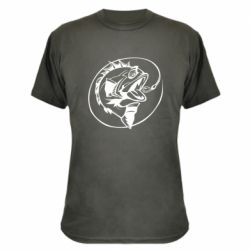 Камуфляжная футболка Evil fish - PrintSalon