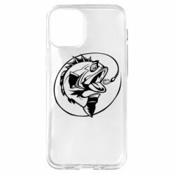 Чехол для iPhone 12 mini Evil fish - PrintSalon