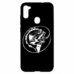 Чехол для Samsung A11/M11 Evil fish - PrintSalon