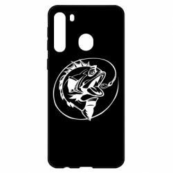 Чехол для Samsung A21 Evil fish - PrintSalon