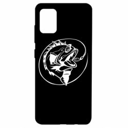 Чехол для Samsung A51 Evil fish - PrintSalon
