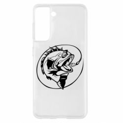 Чехол для Samsung S21 Evil fish - PrintSalon