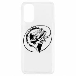 Чехол для Oppo Reno 4 Evil fish - PrintSalon