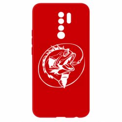 Чехол для Xiaomi Redmi 9 Evil fish - PrintSalon