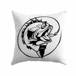 Подушка Evil fish - PrintSalon