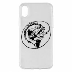 Чехол для iPhone X/Xs Evil fish - PrintSalon