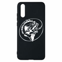 Чехол для Huawei P20 Evil fish - PrintSalon