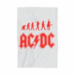 Полотенце с принтом Эволюция AC/DC - PrintSalon