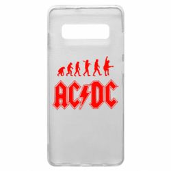 Чехол для Samsung S10+ Эволюция AC/DC - PrintSalon
