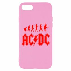 Чехол для iPhone SE 2020 Эволюция AC\DC - PrintSalon