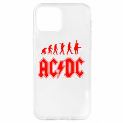 Чехол для iPhone 12 Эволюция AC\DC - PrintSalon
