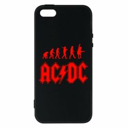 Чехол для iPhone5/5S/SE Эволюция AC/DC - PrintSalon